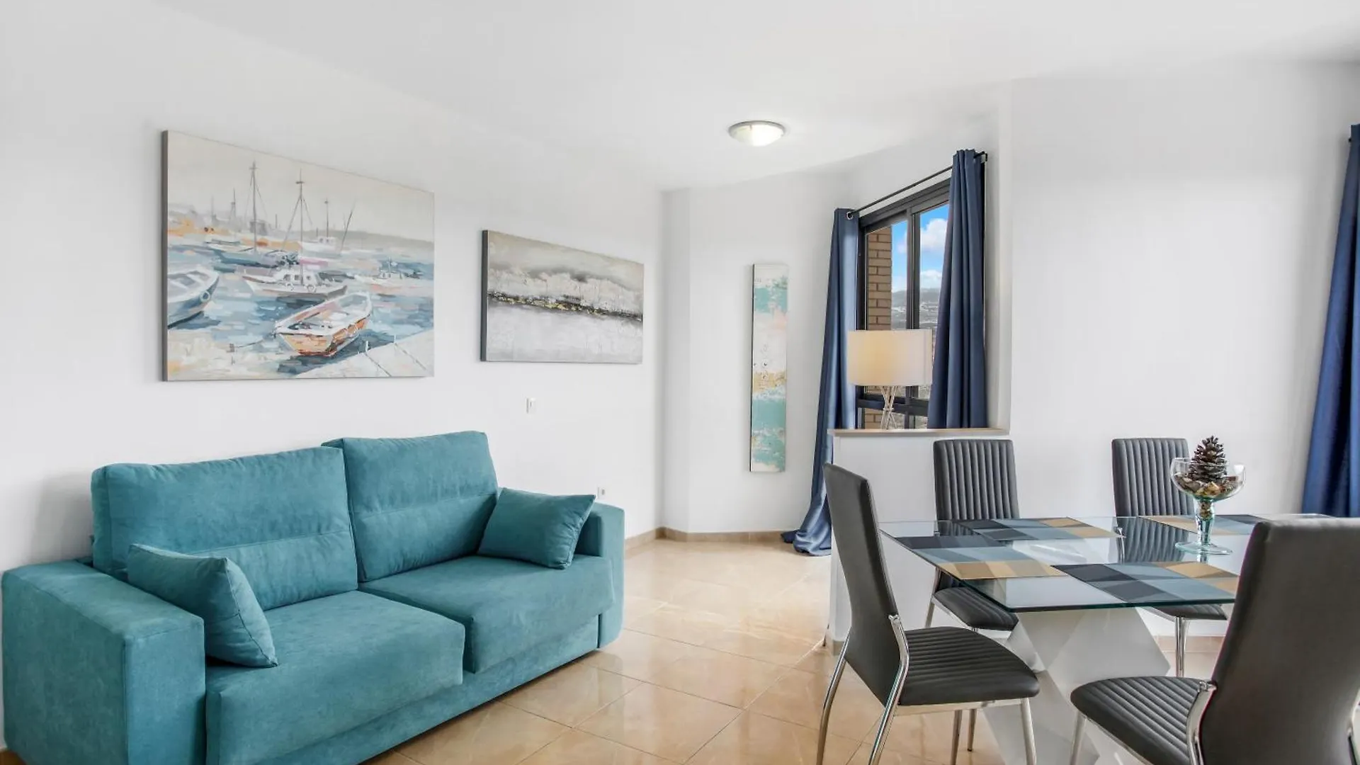 Ocean Blue, Next To The Ocean, Fast Wi-Fi Apartment Los Abrigos